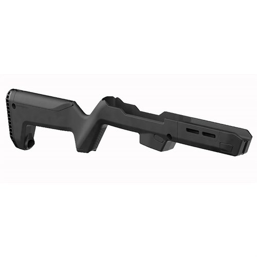 Enhance your Ruger PC Carbine with the Magpul Backpacker Stock, featuring M-LOK slots, dual storage, and adjustable length for ultimate portability.