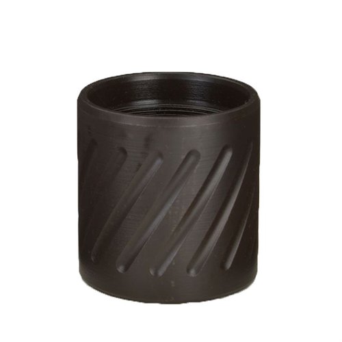 The Nordic Components 12 GA Extension Tube Nut is crafted from durable aluminum billet, anodized matte black for a sleek finish, ensuring a secure fit for your magazine extensions.