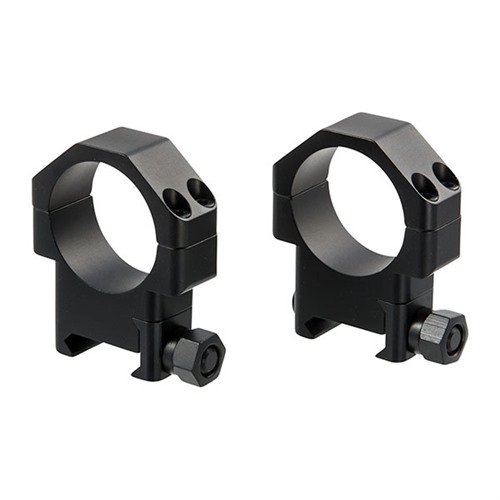 Experience superior holding power and precision alignment with TSR 30mm Medium Aluminum Rings, crafted from durable 7075-T651 alloy for lasting performance.