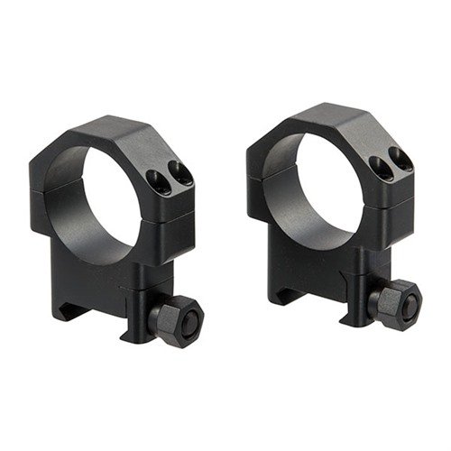 TPS TSR-W Scope Rings offer precise machining for maximum contact, secure hold against recoil, and easy reticle alignment with a durable black oxide finish.