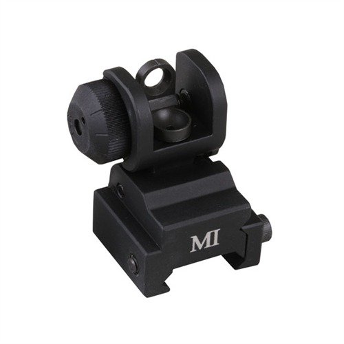 The MCTAR-ERS Rear Sight offers instant deployment, robust construction, precise windage adjustment, and dual aperture options for versatile shooting needs.