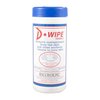 D-Lead Wipe Towels effectively remove harmful lead and heavy metals from skin and surfaces, ideal for shooting and reloading, with 40 portable wipes per can.