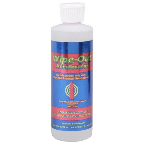 WIPE-OUT ACCELERATOR™ enhances cleaning efficiency, dissolving metal and carbon fouling without brushing, protecting all metals against corrosion.