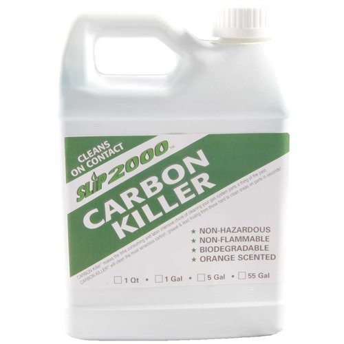 Carbon Killer by SLIP 2000 offers non-toxic, effective cleaning for firearms, eliminating tough carbon fouling with a pleasant citrus scent and reusable convenience.