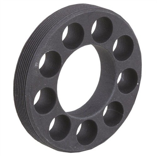 The AR-15 15/16" Forearm End Cap from Yankee Hill Machine keeps debris out, offers a sleek look, and features cooling ports for optimal airflow and heat escape.