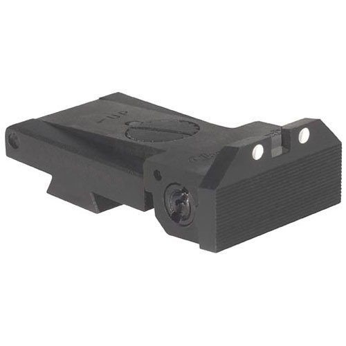 Enhance your shooting accuracy with the KENSIGHT MFG BM-#1 White Dot rear sights, featuring adjustable settings for precision targeting on your 1911.