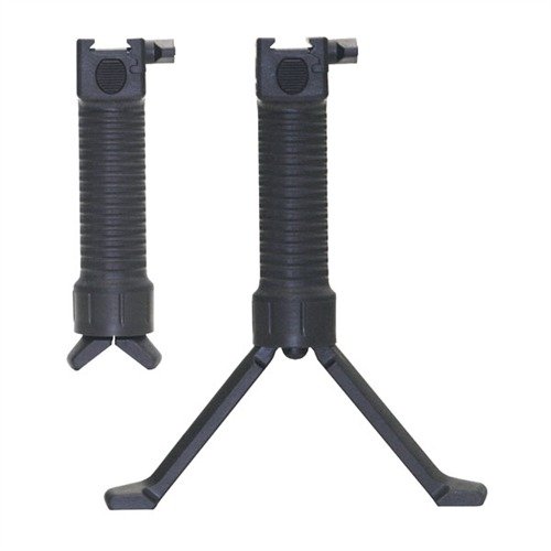 Enhance control and stability with the G.P.S. Military Model Grip Pod, featuring a quick-deploy bipod, durable polymer construction, and secure Picatinny mount.