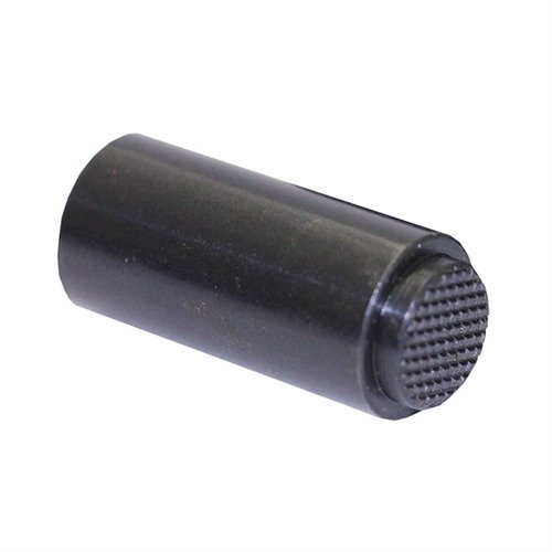 Replace lost or damaged recoil plugs with this high-quality steel option, featuring a blued finish and fine checkering, available in Government and Commander sizes.