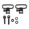 Dependable all-steel swivels with a quick-release system, ensuring no plastic failure and allowing use across multiple rifles for versatile shooting.