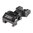 TROY INDUSTRIES AR-15  FLIP-UP ADJUSTABLE REAR SIGHT BLACK