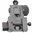 MATECH AR-15 FLIP-UP ADJ USGI BACKUP IRON REAR SIGHT BLACK