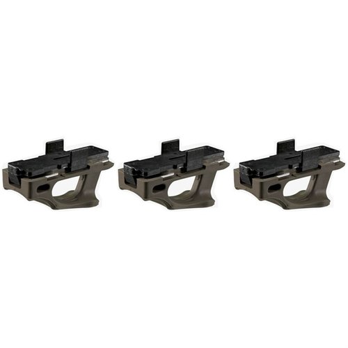 Enhance your AR-15 magazine changes with MAGPUL's Ranger Floorplate 3-pack, designed for quick, one-finger operation and compatibility with 20- and 30-round USGI magazines.