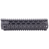 The AR-15 Diamond Pattern Free Float Handguards feature diamond-shaped vents for heat dissipation, lightweight 6061 T6 aluminum, and four Picatinny rails for versatile accessory mounting.