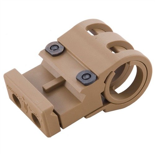 The Viking Tactics Light Mount offers a lightweight, durable design for easy flashlight mounting on Picatinny rails, ensuring quick access and activation.