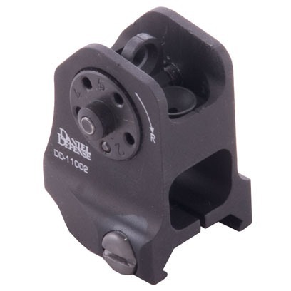 The Daniel Defense A1.5 Backup Rear Sight offers rugged reliability and easy adjustments, crafted from lightweight 6061 T6 aluminum for optimal performance.