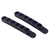 The TUFF QUICKSTRIP holds 6 extra rounds for quick and efficient reloading, compatible with various calibers, and made from durable black polymer.