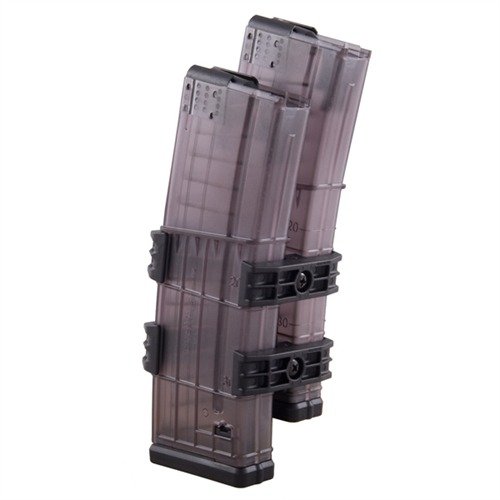 The Lancer Systems Magazine Cinch securely clamps a second 30-round magazine to your AR-15/M16 for ultra-fast reloads, made from durable polymer with steel hardware.