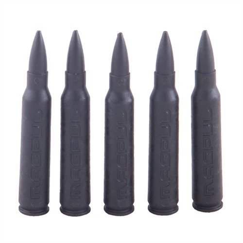 .223/5.56 Dummy Rounds by MAGPUL are perfect for testing and dry-firing your AR15, made from durable fiberglass-reinforced polymer for long-lasting use.