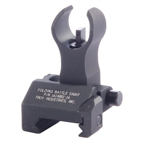 Enhance your shooting precision with the TROY Industries HK-Style Dual Aperture Front Sight, featuring durable stainless steel, lightweight design, and a sleek black finish.