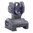 TROY INDUSTRIES AR-15  FLIP-UP ADJ TRITIUM HK-STYLE REAR SIGHT BLACK
