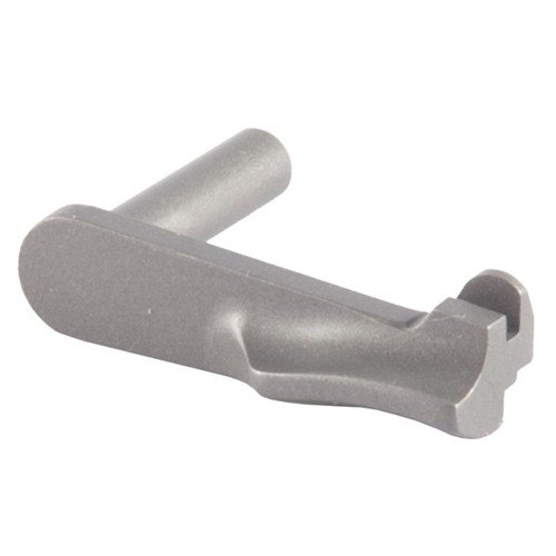 Upgrade your .45 ACP with the Harrison Design slide stop, featuring a low-profile, curved pad for secure operation, even in stressful conditions.
