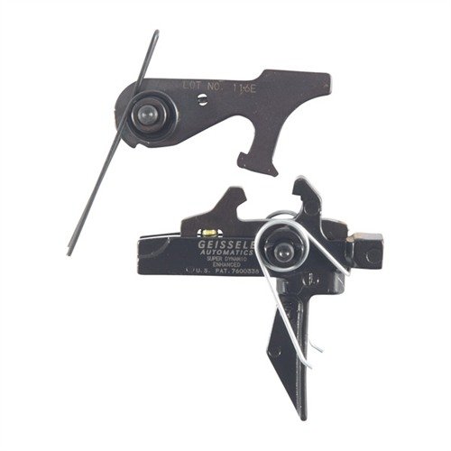 Experience enhanced trigger control and accuracy with the Geissele SD-E 2-stage flat trigger, designed for reliability and precision in AR-15 platforms.