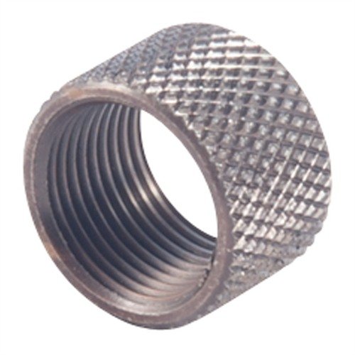 Protect your threaded barrel with the Lone Wolf 22 Thread Protector, made from durable 303 stainless steel with a knurled, black oxide finish for easy handling.