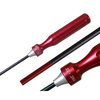 Experience superior cleaning with the 1-Piece Coated Rifle Cleaning Rod, featuring a non-embedding coating and a comfortable aluminum handle for precise control.
