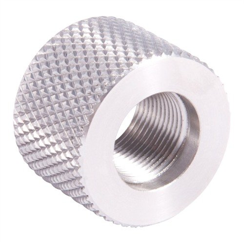 .920 Bull Thread Protector keeps your rifle's muzzle threads pristine, features a knurled grip for easy installation, and is made from durable stainless steel.
