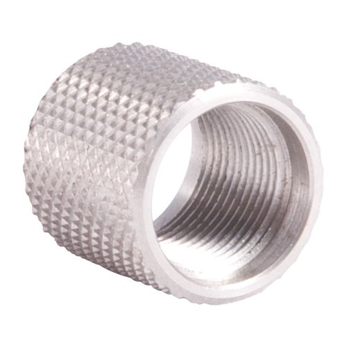 .635 and .640 Pencil Thread Protectors by Yankee Hill Machine Co. protect your rifle's muzzle threads, featuring a knurled grip for easy installation and removal.