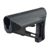 The Magpul AR-15 STR Stock offers enhanced comfort with a wider cheekweld, internal battery storage, and a secure fit with minimal wobble for optimal performance.