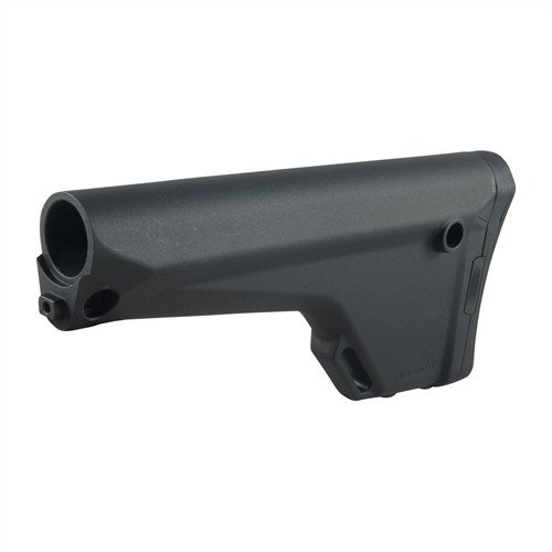 Upgrade your A1/A2 rifle with the Magpul MOE Fixed Stock, featuring a comfortable cheekweld, storage compartment, and versatile sling attachment options.