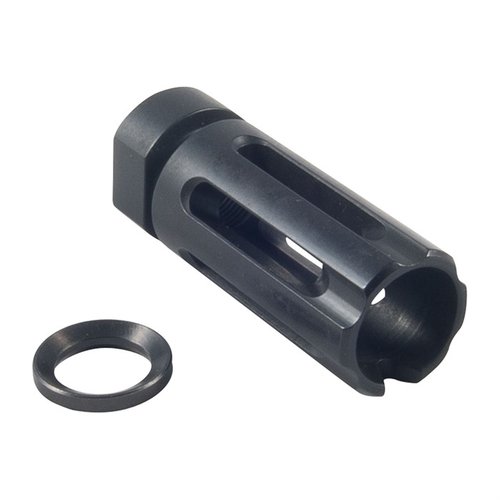 Enhance your AR-15 with the Daniel Defense Extended Flash Suppressor, designed for 5.56mm/22 cal, reducing flash signature and improving accuracy.