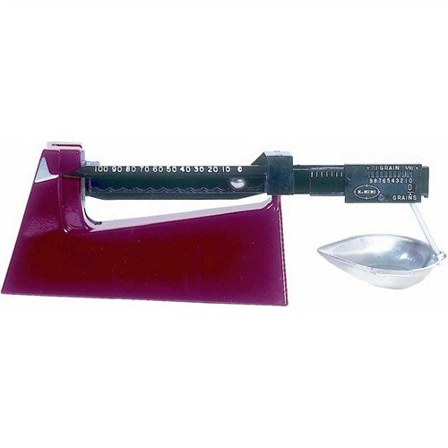 The LEE Precision Safety Powder Scale offers reliability and accuracy, with a sensitivity of 1/20 grain and a capacity of 100 grains, all in a durable Phenolic plastic design.