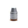 The Lee Precision 44 Caliber 240gr Semi-Wadcutter Mold features double cavities for fast casting, CNC machined for precision, and includes handles and sprue plate.
