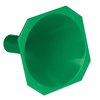 The RCBS Powder Funnel features a drop tube to prevent spills, a non-stick, anti-static surface, and a square lip for stability, fitting WSM cartridges.