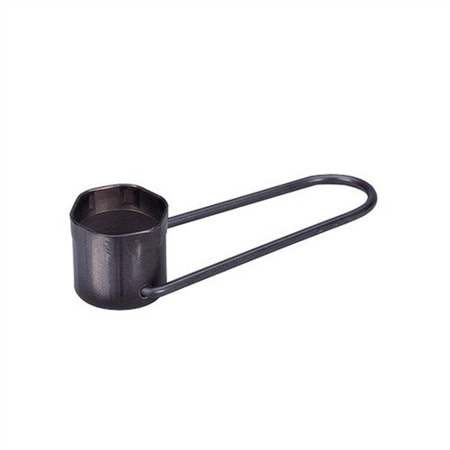 The RCBS Lock-Ring Wrench offers quick adjustments with its pivoting design, fitting standard dies with hexagonal lock rings, made from durable heat-treated steel.