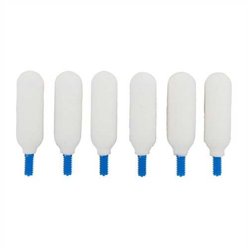 SWAB-ITS Bore Tips offer reusable foam swabs for precision cleaning, fitting standard cleaning rods, absorbing solvents for thorough bore cleaning up to five times.