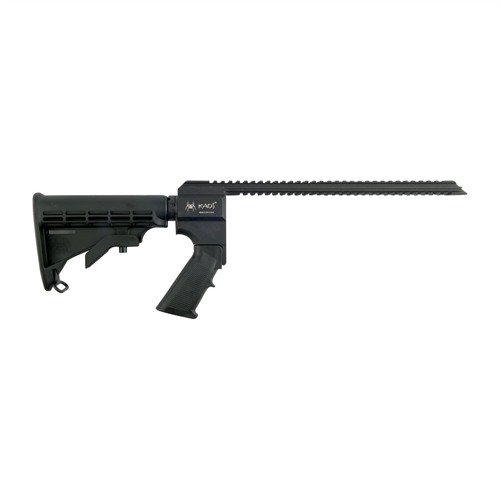 The SPIKE’S TACTICAL 12" HAVOC 37MM FLARE LAUNCHER features a robust breech-loading design, quick push-button operation, and compatibility with AR-15 stocks for versatile use.
