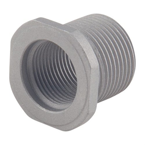 Attach 5/8-24 devices to your AR-15/M16 with precision; CNC machined from stainless steel for durability, heat resistance, and perfect alignment.