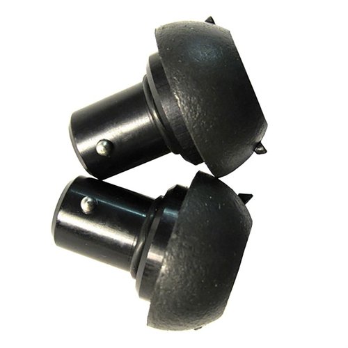 Upgrade your V8, PSR, or CA Atlas Bipod with these durable black rubber feet, easily installed with a stainless steel plunger, sold as a pair.
