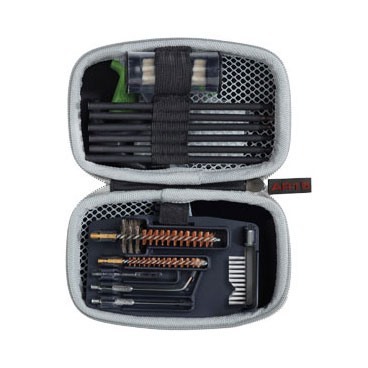 The GUN BOSS AR-15 CLEANING KIT is a compact, weatherproof kit with essential tools for maintaining your AR-15's accuracy and reliability, all in a rugged case.