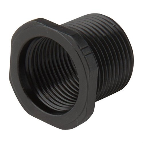 The Precision Armament Thread Adapter 9/16-24 to 5/8-24 features durable stainless steel, easy installation, and perfect alignment for attaching muzzle devices.