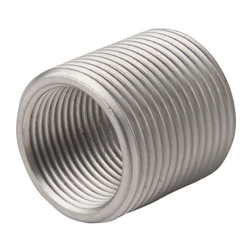 The Precision Armament Shoulderless Thread Adapter 1/2-28 to 5/8-24 ensures tight fitment, perfect alignment, and enhanced strength for your muzzle devices.