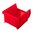 SINCLAIR INTERNATIONAL STACKABLE BULLET BIN, SMALL, RED