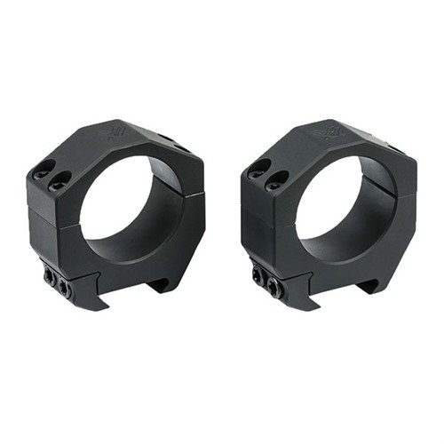 Experience unmatched precision with Vortex Optics 34mm Aluminum Picatinny Rings, crafted from USA 7075 T6 aluminum, ensuring durability and lifetime guarantee.