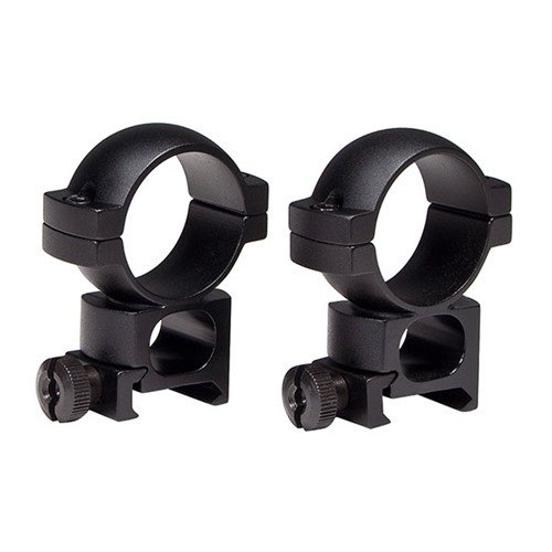 Discover the Vortex Optics Hunter Scope Rings, crafted from aircraft-grade 6061-T6 aluminum for strength, perfect for mounting on Picatinny or Weaver rails.