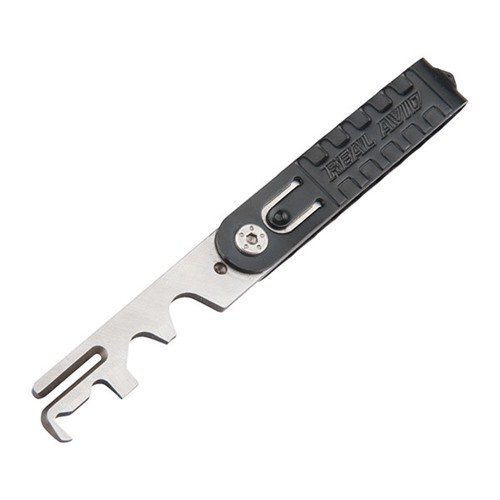 The REAL AVID AR-15 SCRAPER efficiently removes carbon from 12 surfaces of the AR-15 bolt carrier group, featuring a non-scratch design and ergonomic grip.