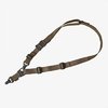 The MS3 GEN2 Sling offers rapid one/two-point transitions, durable snag-free webbing, and quick adjustments for versatile weapon retention in tactical situations.