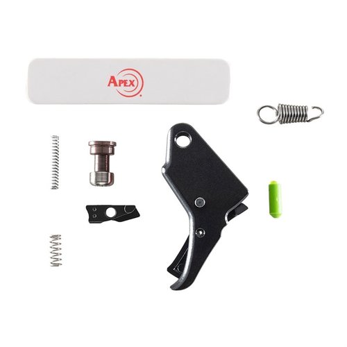Enhance your M&P Shield with a drop-in trigger kit that reduces pre-travel and over-travel by 20%, providing a smooth 5-5.5 lb pull and improved safety.